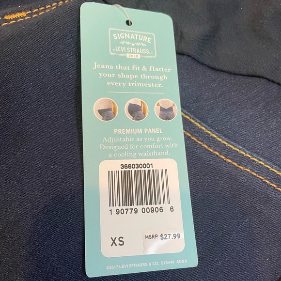 NWT maternity XS skinny jeans - Picture 6 of 6